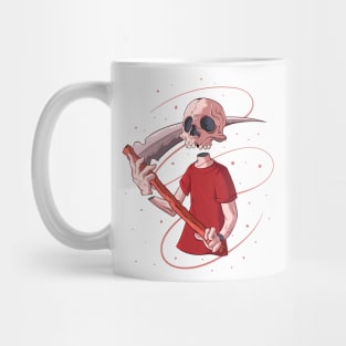 Japanese Sci-fi Skeleton - Vector art illustration Mug